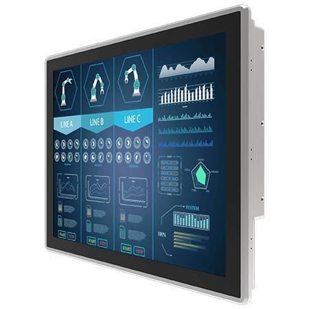 Moniteur LCD - R17L100-PPM1 - Winmate, Inc. - à écran tactile multitouche / à écran tactile capacitif PCAP / pour affichage