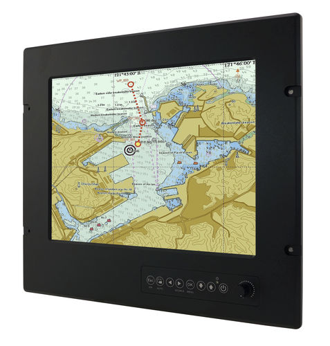 Panneau d'affichage pour applications marines - R12L600-MRM2 - Winmate, Inc. - TFT / à écran tactile capacitif / à écran tactile résistif