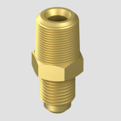 Raccord pour air comprimé - 20x-xxxx series - Henry Technologies - fileté / en laiton / mâle-mâle