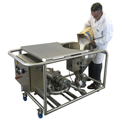 Système de dispersion rotor-stator - Fastfeed® - Admix - batch / de poudre