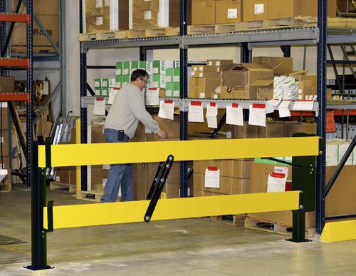 Barrière-écluse piétonne - Safe-T-Gate&trade; - Rite-Hite - manuelle / en métal / en plastique