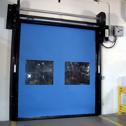 Volet roulant motorisé - FasTrax® - Rite-Hite - à enroulement / pour l'industrie / automatique