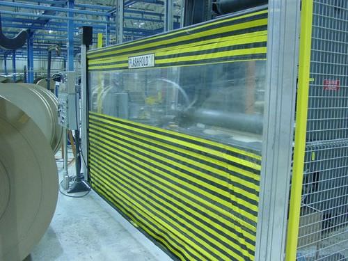 Capot de protection pour machines industrielles - FlashFold™ - Rite-Hite - vertical