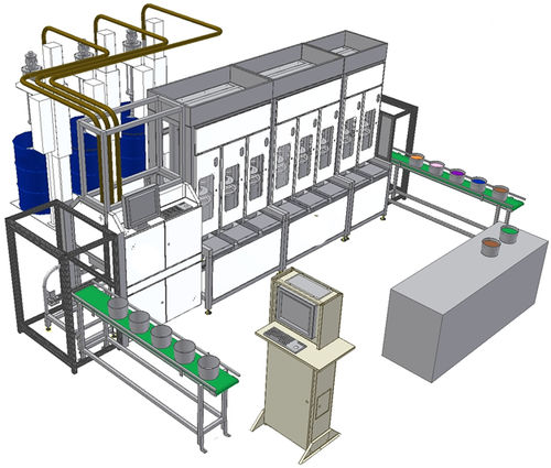 Distributeur d'encre haute viscosité - max. 100 kg | PO20 - Vale Tech - automatique