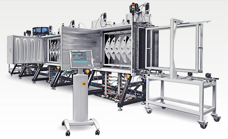 Machine de dépôt PECVD - DynaLine - Bühler Leybold Optics - par pulvérisation cathodique à magnétron / de film métallisé / sous vide