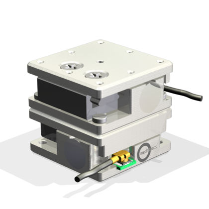 Platine XY - MS15 - mechOnics ag - de translation / piézoélectrique / 2 axes