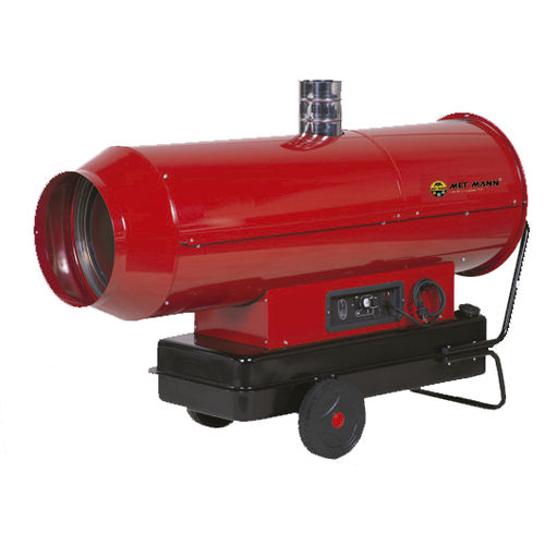 Générateur d'air chaud mobile - AN series - MET MANN - à gasoil / avec cheminée
