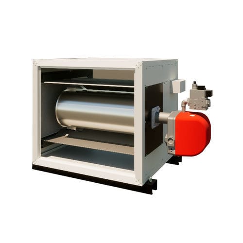 Générateur d'air chaud stationnaire - TEC series - MET MANN - à gaz / à gasoil / avec cheminée