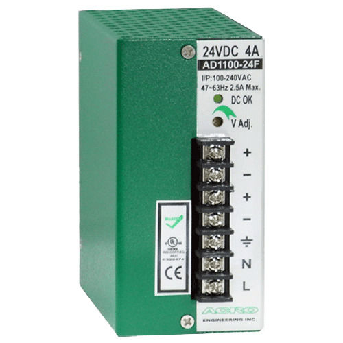Alimentation électrique sur rail DIN - AD1100F series - Acro Engineering inc. - AC/DC / à sorties multiples / robuste