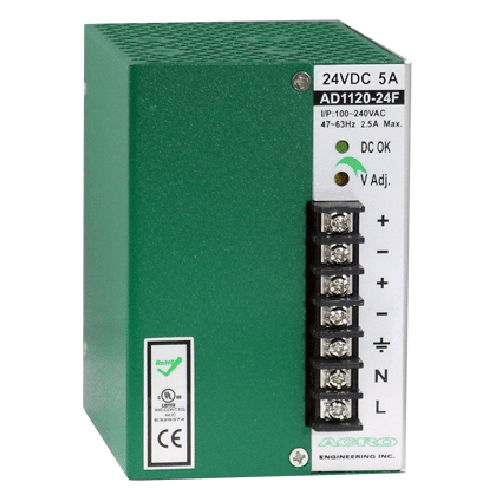 Alimentation électrique sur rail DIN - AD1120F series - Acro Engineering inc. - AC/DC / à sorties multiples / robuste