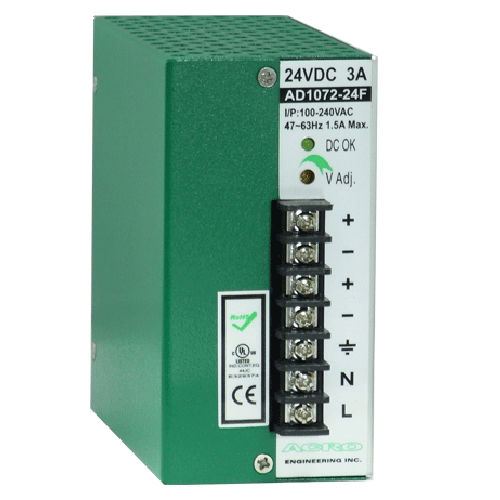 Alimentation électrique redondante - AD1072FR series - Acro Engineering inc. - sur rail DIN / AC/DC / à sorties multiples