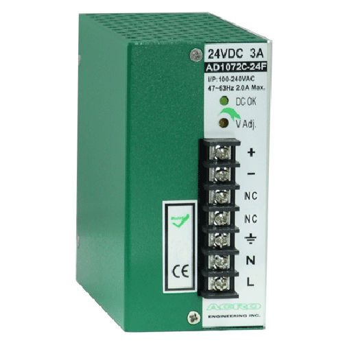 Chargeur de batterie pour véhicule électrique - AD1072CF series - Acro Engineering inc. - sur rail-DIN / plomb-acide / intelligent