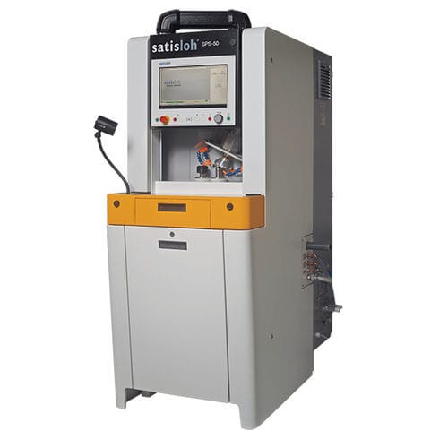 Machine de polissage pour verre - SPS-50 - Satisloh - pour l'optique de précision / de dressage