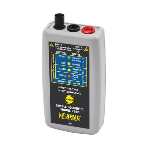 Enregistreur de données de tension - L562   - AEMC Instruments - de courant / USB / sans écran