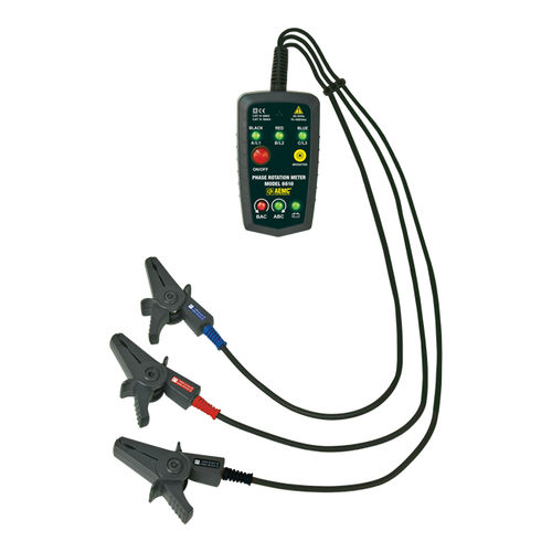Indicateur de tension - 6610  - AEMC Instruments - de séquence de phase / à LED / portatif