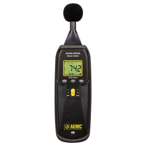 Sonomètre basique - CA832  - AEMC Instruments - intégrateur / classe 2 / numérique