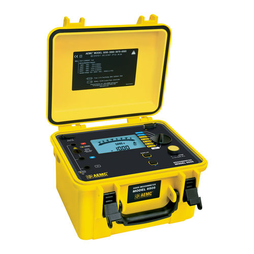 Mégohmmètre numérique - 6505 - AEMC Instruments - portable / durci