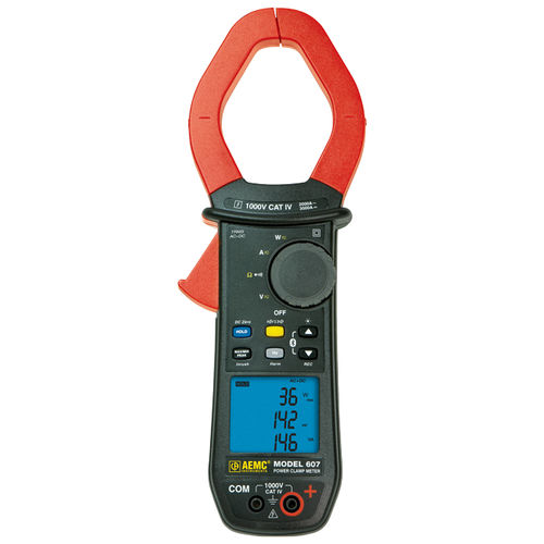 Pince multimètre numérique - 607 - AEMC Instruments - portable / 1000 V / 2000 A