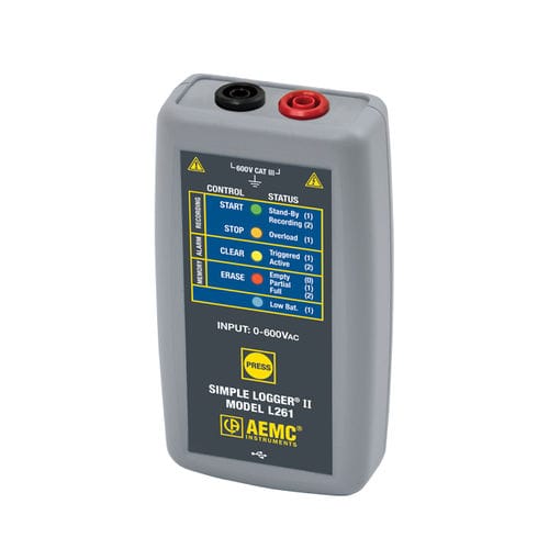Enregistreur d'évènement - L261 - AEMC Instruments - de courant / 1 canal / USB