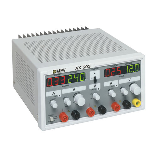 Alimentation électrique de table - AX503 - AEMC Instruments - DC/DC / à triple sortie / ajustable