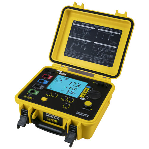 Testeur de puissance - 6471 - AEMC Instruments - de résistance de mise à la terre / de masse / de sol