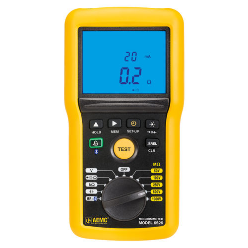 Mégohmmètre numérique - 6526 - AEMC Instruments - portable