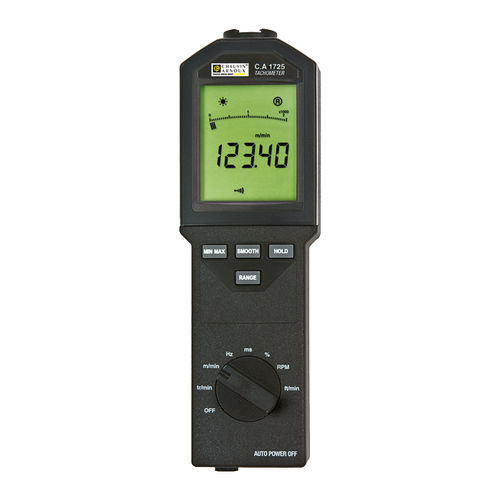 Tachymètre à contact - C.A 1725 - AEMC Instruments - optique / photoélectrique / à infrarouges