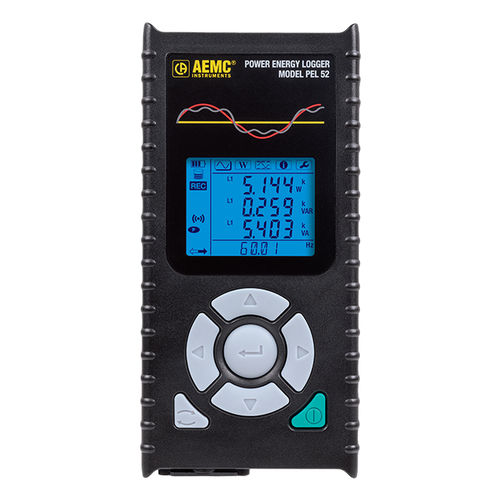 Data logger de puissance - PEL 52 - AEMC Instruments - d'énergie / WiFi / avec afficheur LCD