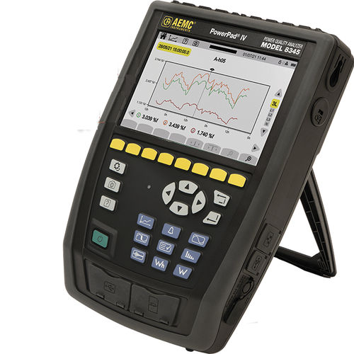 Analyseur de qualité d'énergie - 8345 - AEMC Instruments - de signal / pour réseaux électriques triphasés / de puissance