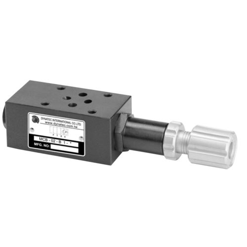 Soupape de surpression hydraulique - M series - Dynatec International Co., Ltd. - modulable / de contre pression