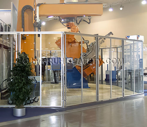 Grillage de protection en aluminium - ZAUN I - HANS GEORG BRÜHL - en acier