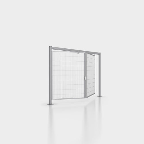 Porte coulissante - FASTG - HANS GEORG BRÜHL - pliante / en acier / pour l'intérieur