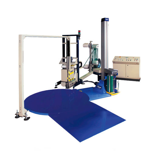Banderoleuse à plateau tournant - TWINPACK - Cyklop - manuelle / de palettes / pour cercleuse