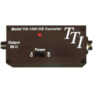 Convertisseur optique / électrique - TIA-1200 - Scitec Instruments - de signal / de fibre optique
