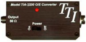 Convertisseur optique / électrique - TIA-3000 - Scitec Instruments - de fibre optique / rapide