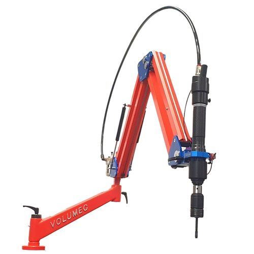 Machine à tarauder à bras articulé - VT516 - VOLUMEC® & EASYARM - pneumatique / avec table mobile / compacte