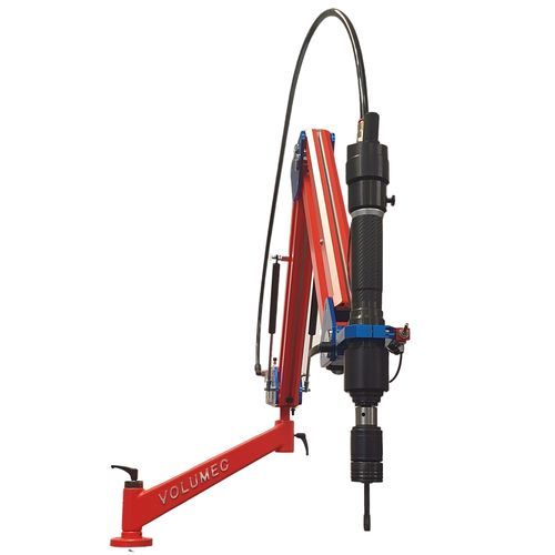 Machine à tarauder à bras articulé - VTS1000 - VOLUMEC® & EASYARM - pneumatique / compacte / avec table mobile