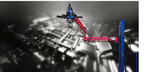 Manipulateur mobile - EAM02-02 - VOLUMEC® & EASYARM - pneumatique / avec aimant de levage / avec prise