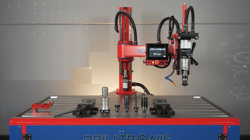 Perceuse radiale - DRILLTRONIC DTM EVO2 VAPS - VOLUMEC® & EASYARM - électrique / à bras articulé