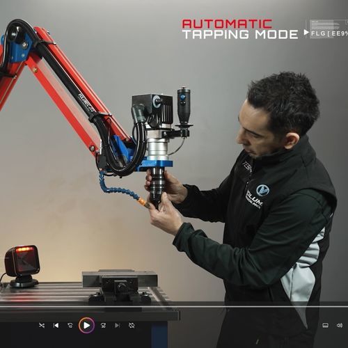Machine à tarauder à bras articulé - JT3150 Evo&sup2; - VASTC - VOLUMEC® & EASYARM - brushless / électrique / contrôleur de vitesse