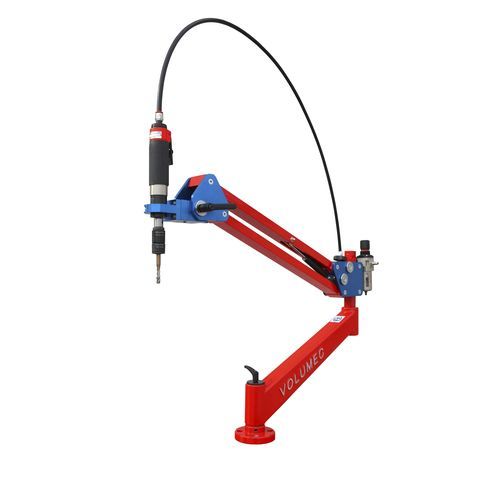 Machine à tarauder à bras articulé - ET300 - VOLUMEC® & EASYARM - pneumatique / avec table mobile / compacte