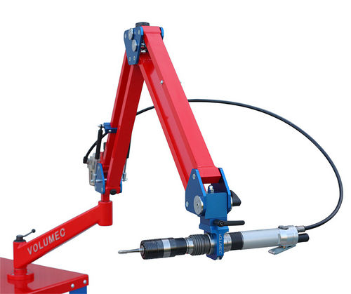 Machine à tarauder à bras articulé - VT600 - VOLUMEC® & EASYARM - pneumatique / avec table mobile / compacte