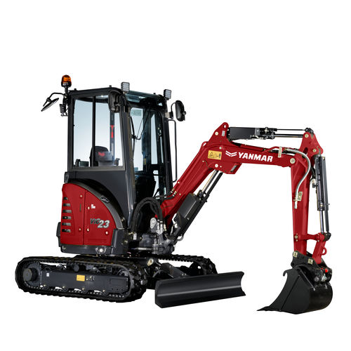 Mini pelle - ViO23-6 - YANMAR COMPACT EQUIPMENT EMEA S.A.S. - sur chenilles / diesel / pour chantier de construction