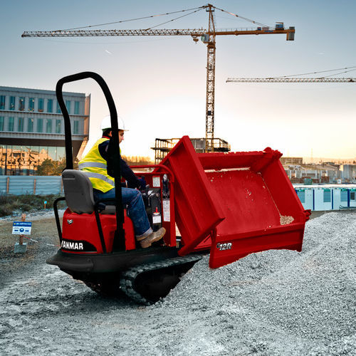 Mini-dumper sur chenilles - C12R-C - YANMAR COMPACT EQUIPMENT EMEA S.A.S. - diesel / à déchargement frontal / à benne élévatrice