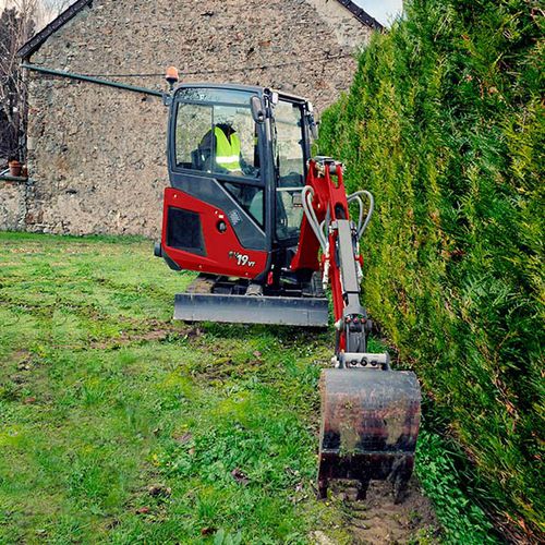 Mini pelle - SV19VT - YANMAR COMPACT EQUIPMENT EMEA S.A.S. - sur chenilles / diesel / pour chantier de construction
