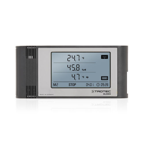Data logger de point de rosée - DL200H - Trotec GmbH - de température et d'humidité / avec écran / multicanaux