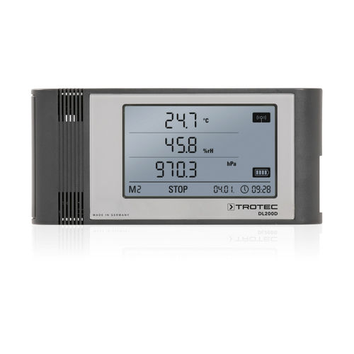 Enregistreur de données de température - DL200D - Trotec GmbH - d'humidité relative / USB / avec écran