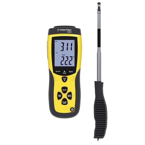 Thermo-anémomètre à fil chaud - TA300 - Trotec GmbH - portable
