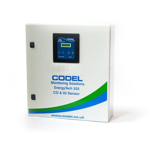 Analyseur de monoxyde de carbone - EnergyTech 203 - Codel International - de gaz de combustion / d'oxygène / de surveillance