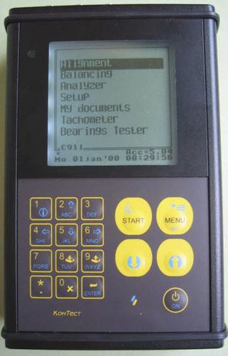 Système d'alignement d'arbre - C911 - NPP KOHTECT - laser / avec analyseur de vibrations intégré pour équilibrage de machines